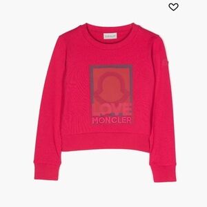 Moncler Enfant Graphic Printed Crewneck Sweatshirt